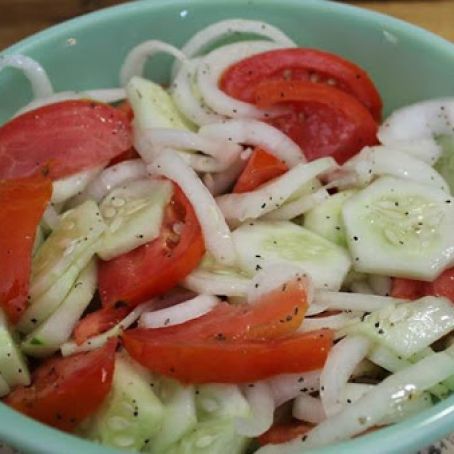 Grandma's Cucumber Salad