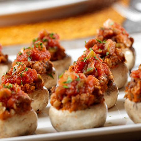 Sausage Stuffed Mushrooms
