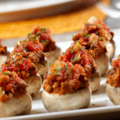 Sausage Stuffed Mushrooms