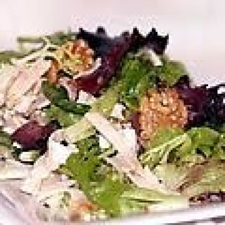 Smoked Turkey Salad with Goat Cheese and Walnuts