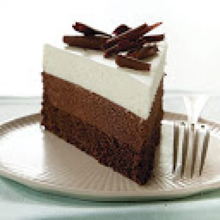 Triple Chocolate Mousse Cake