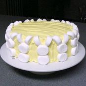Lemon Marshmallow Bunny Cake (Easter)