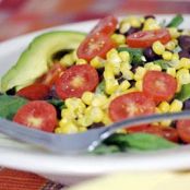 Cool Southwestern Salad with Corn and Avacado
