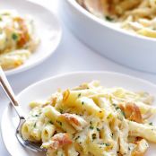 Chicken Alfredo Baked Ziti