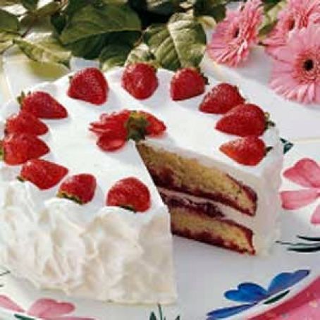 Strawberry Poke Cake