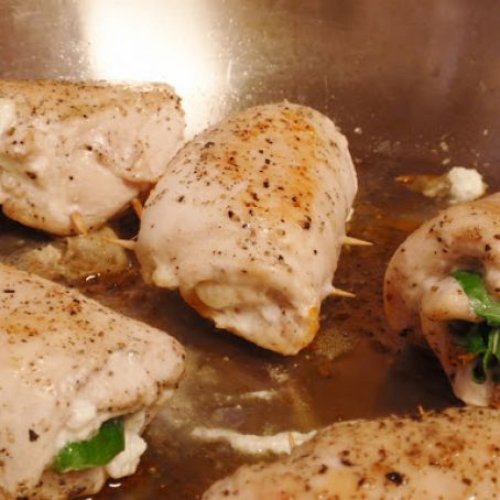 Chicken and Spinach Roll Ups