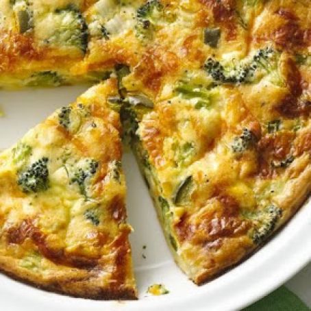 Impossibly Easy Vegetable Pie