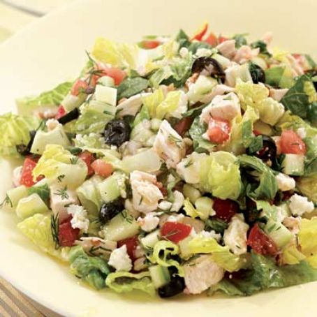 Greek Salad with Chicken