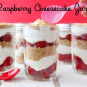 Raspberry Cheesecake Jars