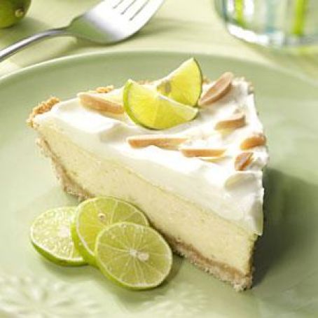 Marshmallow-Almond Key Lime Pie