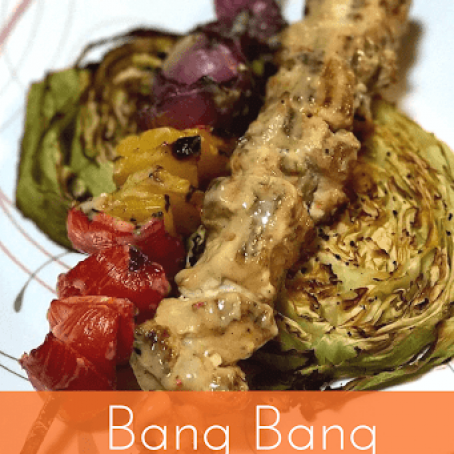 Bang Bang Chicken Kebabs