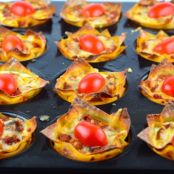 Lasagna Cupcake With Roasted Veggies