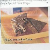 PB & Chocolate Pan Cookie