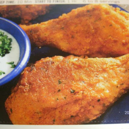 Oven-Fried Ranch Drumsticks