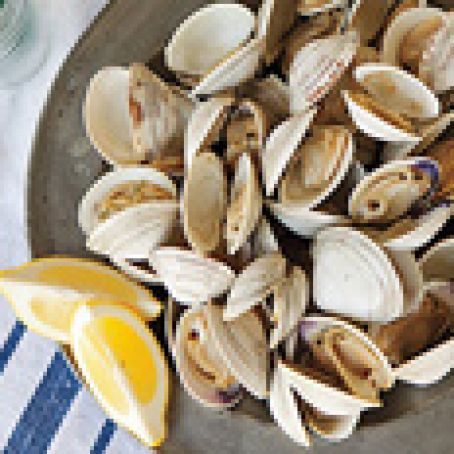 Grilled Clams with Herb Butter