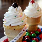 Ice Cream Cone Cupcakes