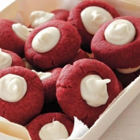 Red Velvet Thumbprints