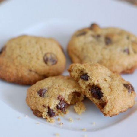 Whole Wheat Chocolate Chip Cookies (With Sugar)