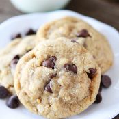 Whole Wheat Oatmeal Chocolate Chip Cookies