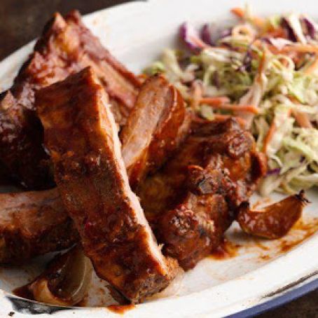Slow-Cooker Barbecued Ribs