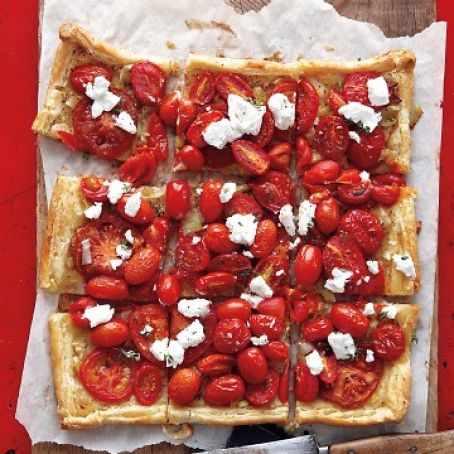 Tomato Goat Cheese Tart