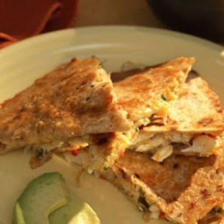 CRAB****Crab Quesadillas