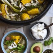 Colombian Ajiaco (Chicken and Potato Soup)