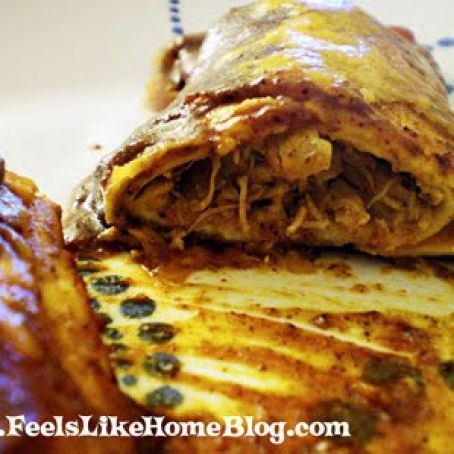 BBQ Chicken Enchiladas