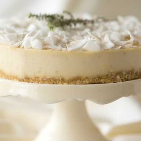 Lemon Thyme Pine Nut 'Cheesecake'