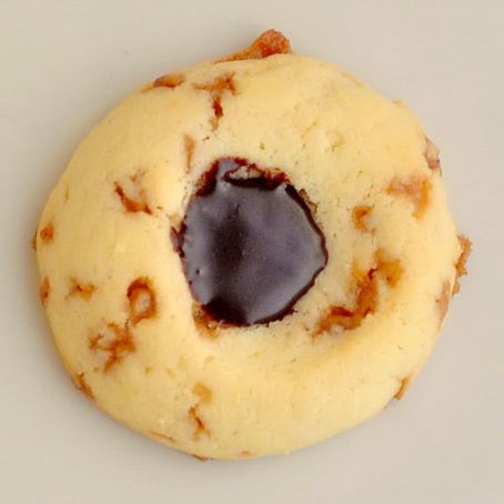 Toffee Thumbprint Cookies