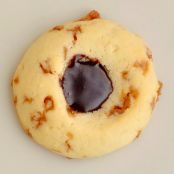 Toffee Thumbprint Cookies