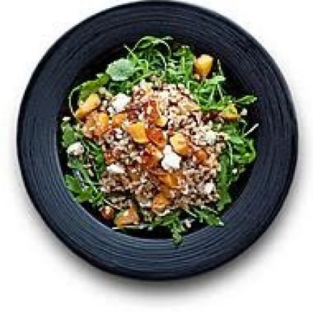 Farro Salad With Roasted Rutabaga, Ricotta Salata and Hazelnuts