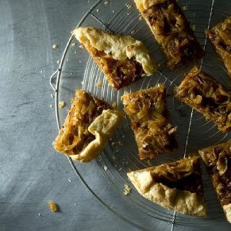 ONION ANCHOVY GALETTE