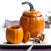 Roasted Pumpkins with Bacon and Brown Sugar