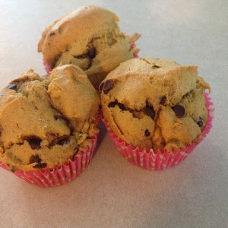 Pumpkin Spice Chocolate Chip Muffins
