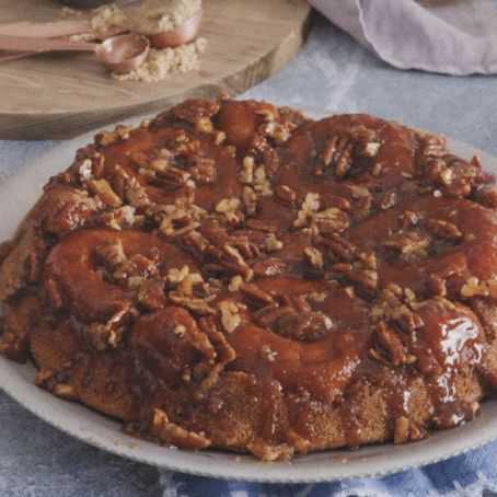 Doughnut Cake, Upside Down (Cast-iron Skillet)