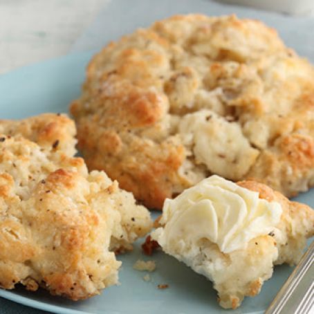Peppered Pear & Goat Cheese Scones