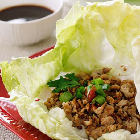 Asian Chicken Lettuce Wraps