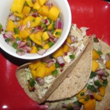 Fish Tacos with Mango Salsa for Two