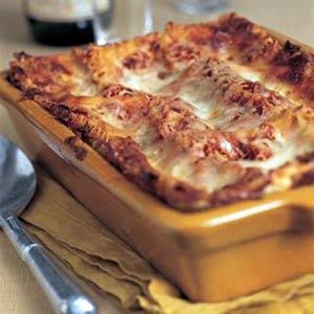 Tomato-Basil Lasagna with Prosciutto