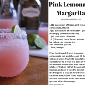 Pink Lemonade Margarita
