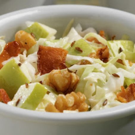 Apple Bacon Walnut Salad