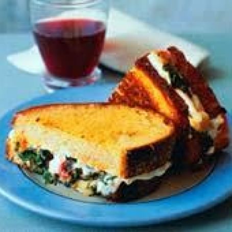 GRILLED GOAT CHEESE & MOZZARELLA SANDS