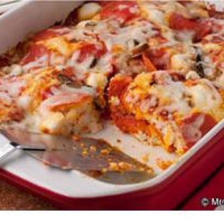 5-Ingredient Pizza Bake