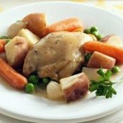 Slow Cooker Chicken Pot Roast Dinner