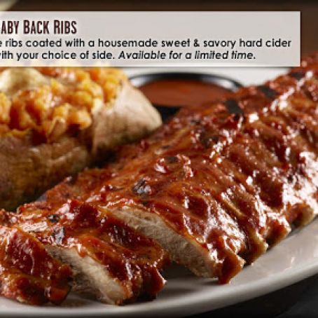 Apple Cider Baby Back Ribs
