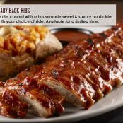 Apple Cider Baby Back Ribs