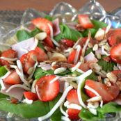 Strawberry, Mozzarella and Spinach Salad