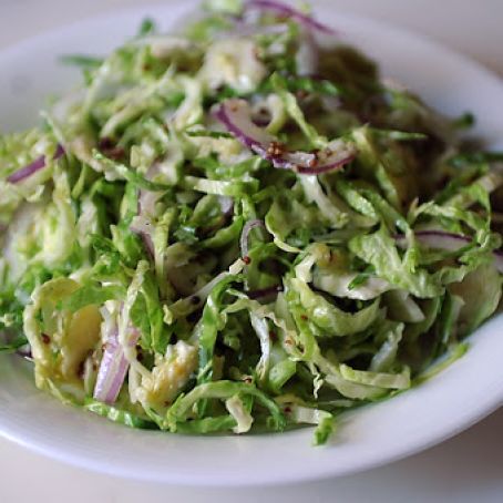 Salad-Shaved Brussels Sprout