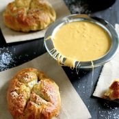 Pretzel Rolls with Beer Cheese Sauce (Milwaukee Style)